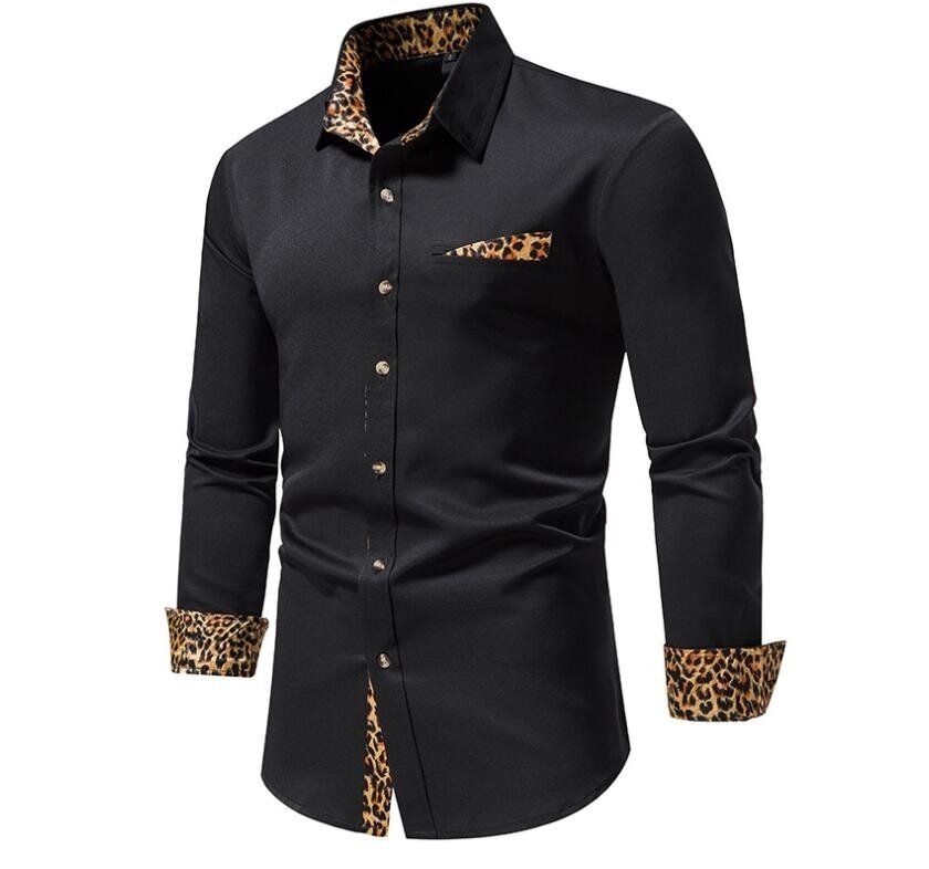 Men's Casual Long Sleeve Dress Shirt Button Down Shirts