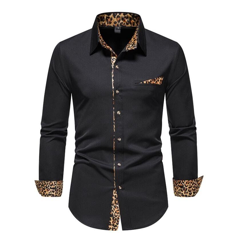 Men's Casual Long Sleeve Dress Shirt Button Down Shirts