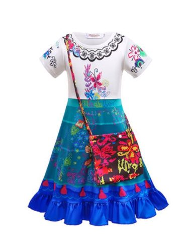 Disney Encanto Costume Princess Dress Suit Charm for Girls Cosplay Isabela Mirabel Carnival Halloween Birthday Party Clothes
