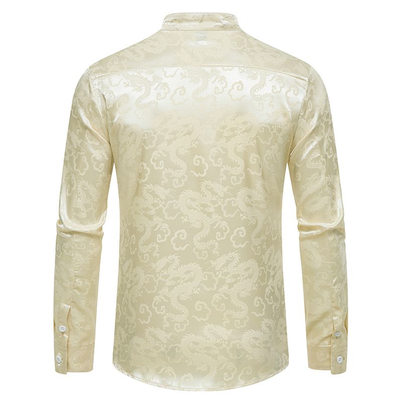 Men's Casual Long Sleeve Stretch Dress Shirt Regular Fit Button Down Shirts