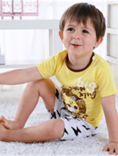 Cartoon Clothing Baby Boy Summer Clothes T-shirt Baby Girl Casual Clothing Sets