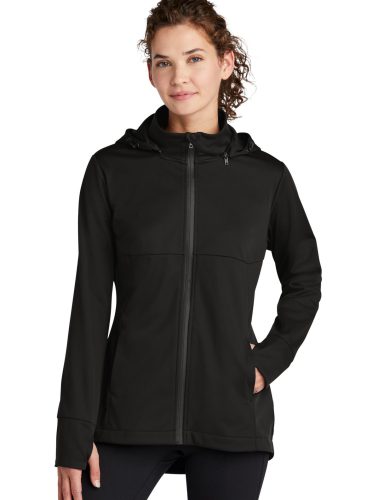 Sport-Tek Ladies Hooded Soft Shell Jacket LST980